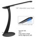 Lumian LED Desk Lamp with Night Light in Black