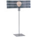 Novia Table Lamp in Brushed Chrome
