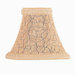Chenille Chandelier Bell Shade in Snake Print with Trim