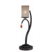 Ainsley One Light Table Lamp in Dark Bronze