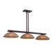 Maddalena 3 Light Island Kitchen Light