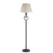 Stephanos One Light Floor Lamp in Dark Bronze