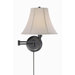 Charleston Swing Arm Wall Lamp in Dark Bronze