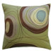 Dune 20" x 20" Embroidered Pillow with Circles Appliqu&eacute;
