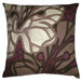 Flora 20 x 20 Pillow in Brown/Eggplant