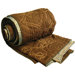 Silk Coverlet in Coffee / Ocean blue