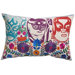 Mexico Cotton El Santo Print Pillow