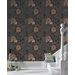 Laurence Llewelyn Bowen Duchess Wallpaper in Black / Brown