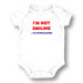 I'm Not Smiling Baby Romper