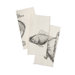 Bath Sea Life Hand Towels in Charcoal (Set of 3)
