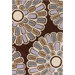 Tufted Pile Chocolate/Lilac Flora Rug