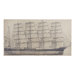 Tall Ship Linen Scarf in Indigo