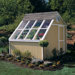 Phoenix Solar Wood Garden Shed