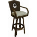 Lucaya Indoor Swivel Rattan and Wicker 24" Counter Stool in TC Antique
