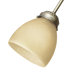 Glass Shades in Amber Linen - Set of 4