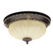 La Strada Bathroom Exhaust Fan in Light Aged Bronze