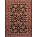 Inspired Design Chateau Garden Brown/Red Rug