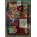 Impressions Painted Willow Teal Multi Rug
