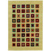 Impressions Grid Block Beige Multi Rug