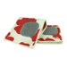MUmodern 12" x 12" Cloth in Red Poppy (Set of 2)