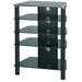 Black Glass Audio Stand