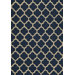 Geo Navy Floral / Ethnic Rug