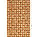 Laguna Orange Geometric Rug