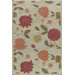 Summit Oatmeal  Bold Floral Rug