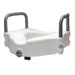 Locking Raised Toilet Seat w/ Removable Arms