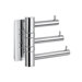Pool Swing Arm Triple Hook in Polished Chrome