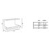 Sideline Guest Towel Basket in Polished Chrome