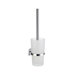 House Toilet Brush with Frosted Glass Container