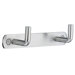 Beslagsboden Coat Rack with L-Shaped Hooks in Brushed Stainless Steel