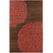 Artist Studio Brown/Sky Red Rug