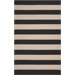 Rain Parchment/Espresso Stripe Rug