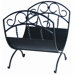 Wrought Iron Log Rack with Scrolls