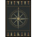 Contours Compass Novelty Rug