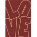Trend Red Novelty Rug