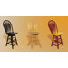 Sunset Selections Swivel Comfort Back Counter Stool