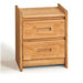 Rustic 2 Drawer Nightstand