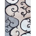 Blue Beige/Antique White Floral Rug