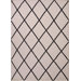 Maroc Antique White/Ebony Geometric Rug