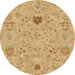 Narratives Beige/Brown Floral Rug