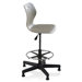 Height Adjustable Wave Stool with Footring