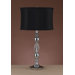Canora Table Lamp with Fabric Shade in Crystal