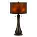 Viejo Mica Table Lamp in Rust