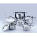 Hotel Line Stainless Steel 12-Piece Cookware Set