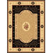 New Vision Black French Aubusson Rug