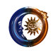 Eyecatchers Sun and Moon Wind Spinner