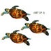 Refraxions Sea Turtle 3D Wall Art (Set of 3)